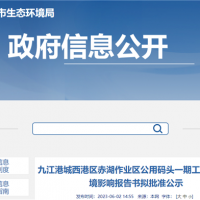 設計年通過能力600萬噸！江西九江一碼頭工程即將開建