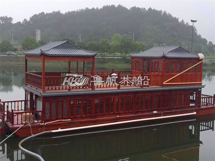 雙層菠蘿格畫(huà)舫